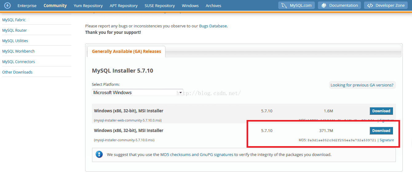mysql 5.7.10 安装配置方法图文教程