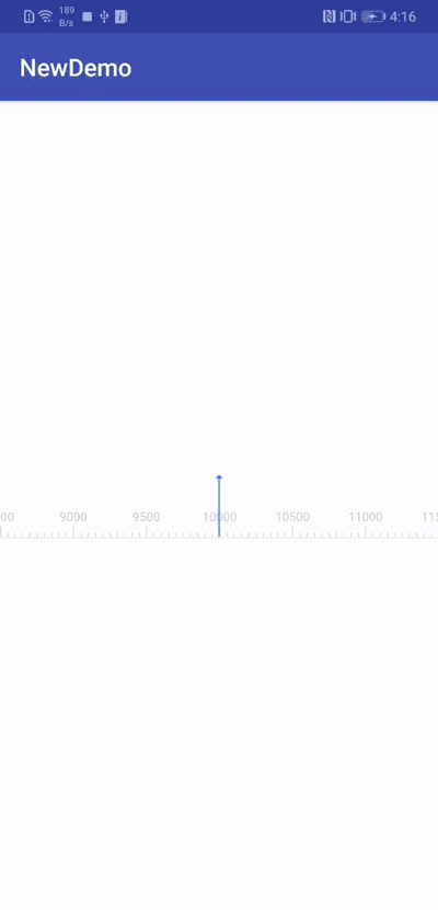 android实现自定义滑动刻度尺方法示例