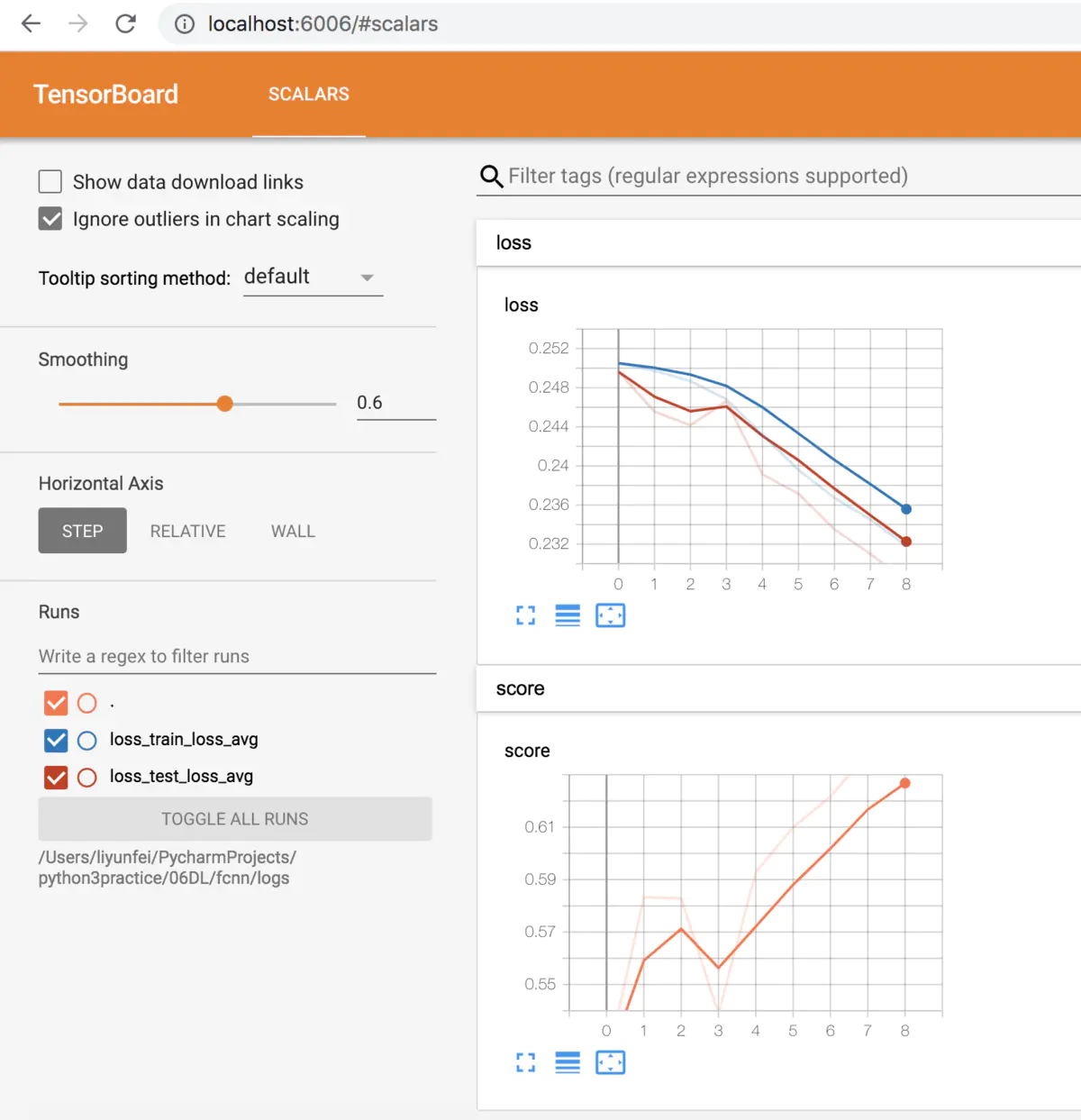 pytorch 可视化工具tensorboard和visdom