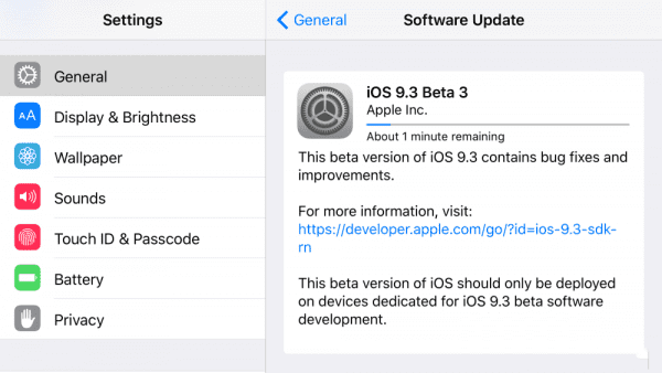 iOS9.3 beta3µݽ