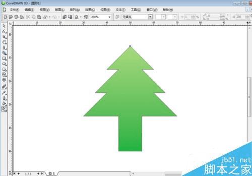 怎么样在CorelDRAW中使用对齐网络绘制圣诞树?