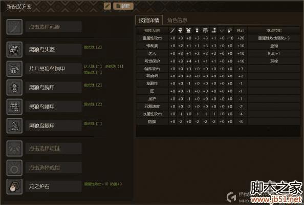 怎么样搭配怪物猎人OL双刀玩家的配装?