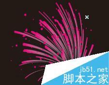 怎么样使用CorelDRAW X7制作绚丽的烟花效果?