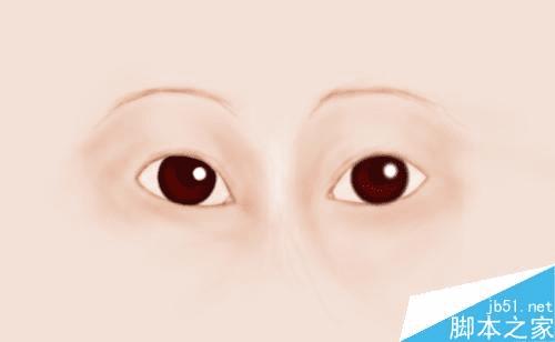 怎么样使用Photoshop鼠绘人物的眼睛?