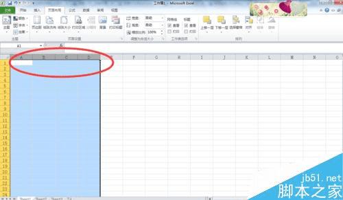 在EXCEL表格中设置隐藏行、列的办法