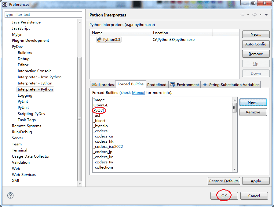 如何在Windows下Eclipse+PyDev配置Python+PyQt4开发环境?