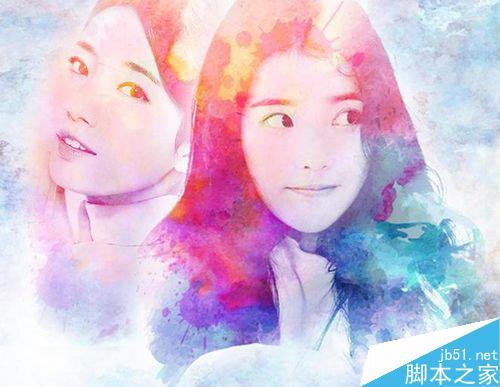 怎么样在PS中临摹欢乐颂水彩风格海报?