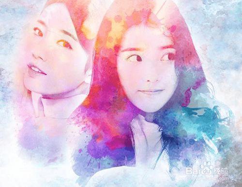 怎么样在PS中临摹欢乐颂水彩风格海报?