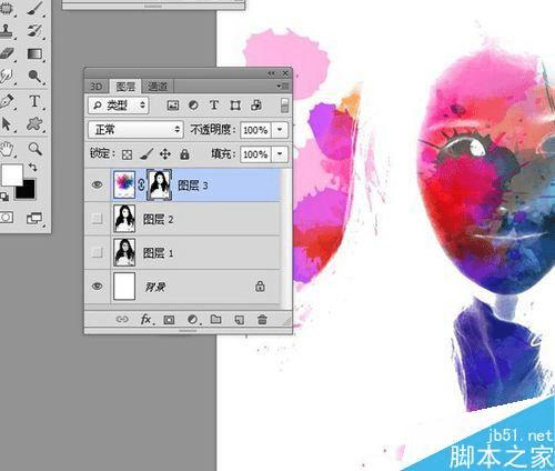 怎么样在PS中临摹欢乐颂水彩风格海报?
