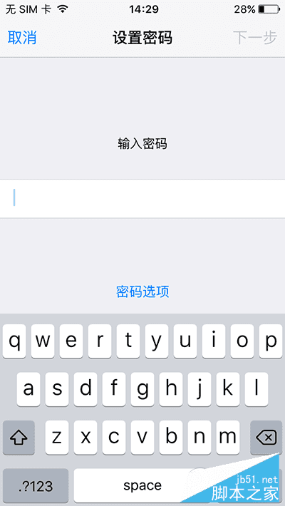 如何使用iPhone中的Touch ID设置字母密码?