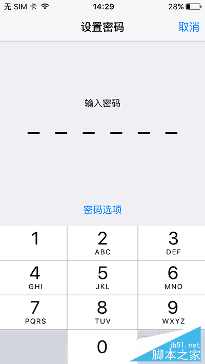 如何使用iPhone中的Touch ID设置字母密码?