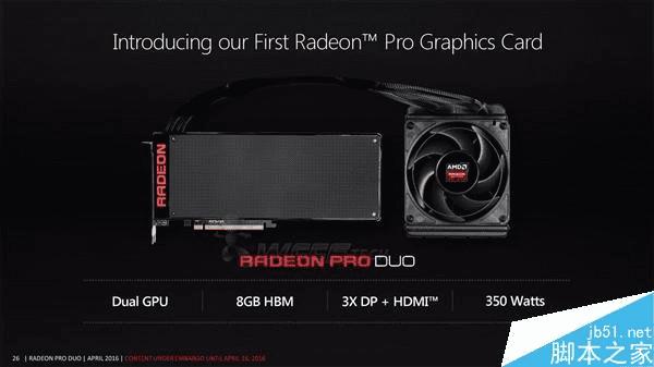 AMDһ˫оԿRadeon Pro DuoΪϷĸ߶ѡ