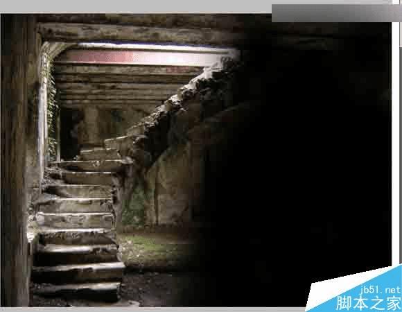 在ps中合成独自坐在地下室男子的黑暗哥特风格场景的步骤