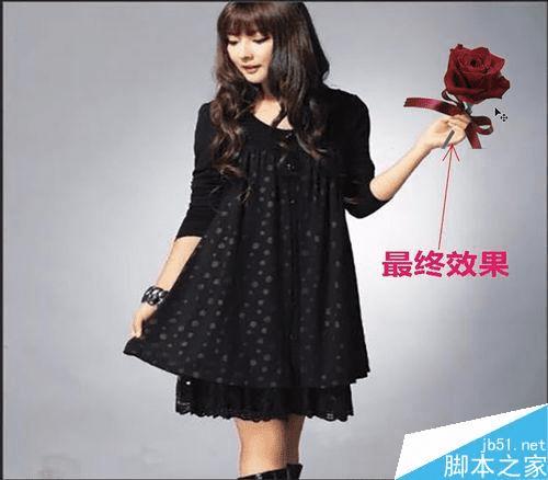 如何使用PS合成手握鲜花的美女效果图?