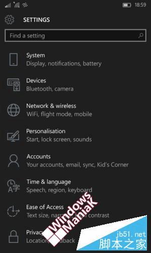 ǰWin10 Mobile 10586.312