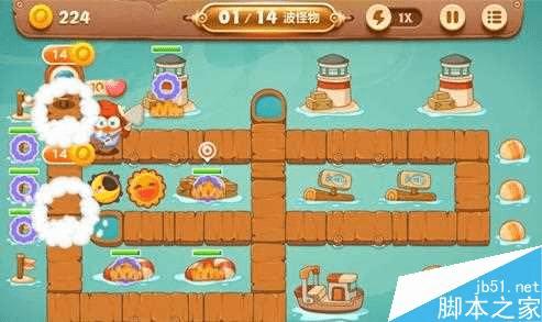 在腾讯保卫萝卜3第19关中通关的方法技巧