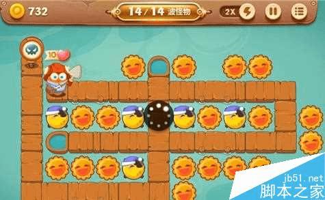 在腾讯保卫萝卜3第19关中通关的方法技巧