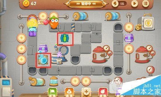 在腾讯保卫萝卜3工厂第41关中过关的诀窍