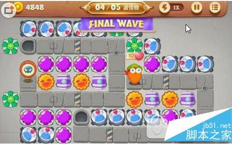 如何能够在腾讯保卫萝卜3工厂第35关中过关?