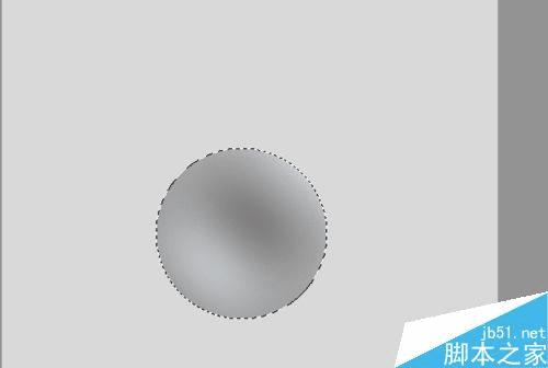 在ps中使用渐变工具制作立体的石膏球的办法