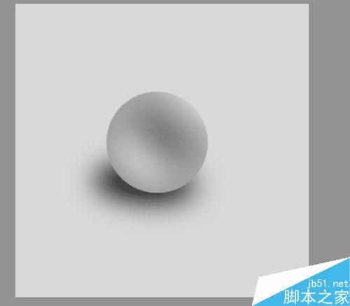在ps中使用渐变工具制作立体的石膏球的办法