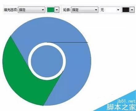 怎么样在corelDRAW中绘制谷歌浏览器Logo?
