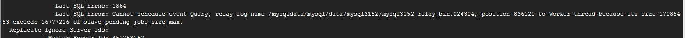 δMysql 1864Ӵ⣿