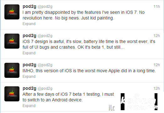 苹果越狱功臣对iOS 7感到失望 或转投安卓阵营