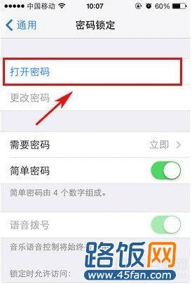 iOS7密码设置 iPhone5S密码设置教程