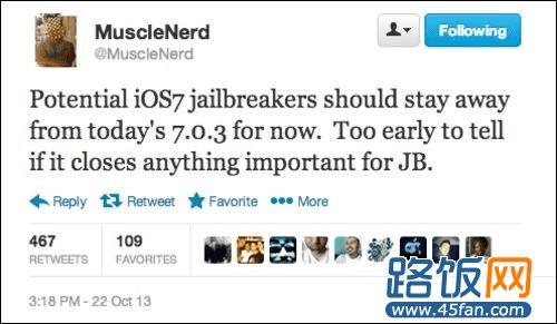 iOS7.0.3可以完美越狱