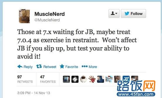 iOS7.0.4不影响越狱