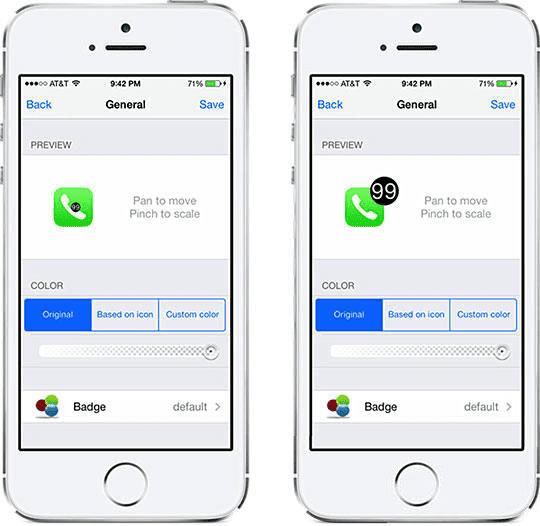 在角标设置的同时,你还可以通过捏索,移动等操作对角标的位置以及大小进行不同的设置