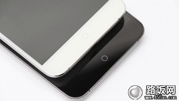 魅族MX3白色与黑色正面底部对比