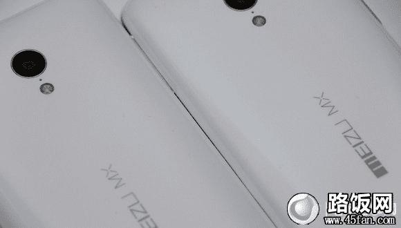 魅族MX3白色版与黑色版背面外观对比