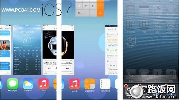 iOS 7全新的多任务菜单