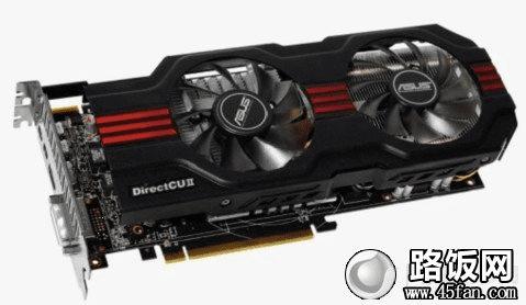 华硕HD7870 DirectCU II 显卡外观