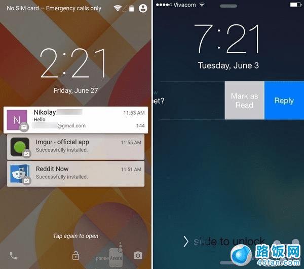 Android LiOS 8t֪ͨϢԱ