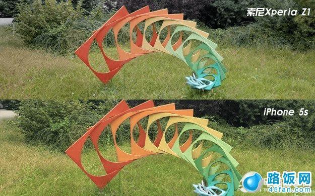 Xperia Z1与iPhone 5S近景拍照样张对比