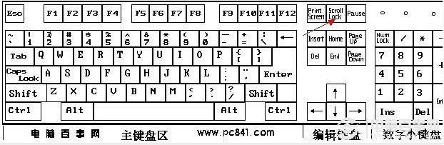 scroll lock键在哪