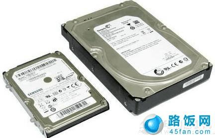 笔记本硬盘与台式电脑硬盘外观对比