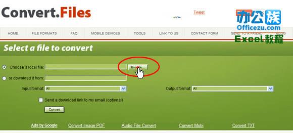 点击“Browse”按钮