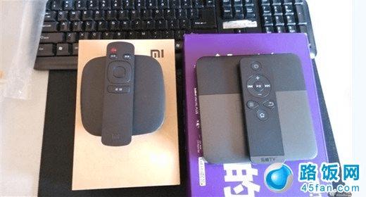 小米盒子与乐视盒子遥控器对比