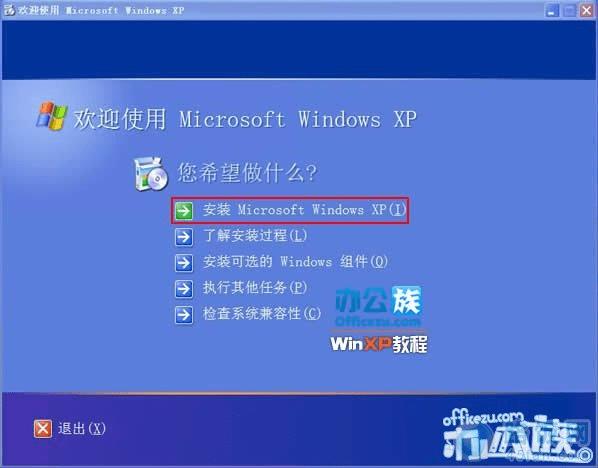 ѡװMicrosoft Windows XPI