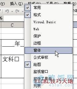 Excel2003打钩方框的制作