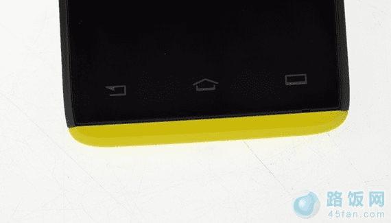 飞利浦W6500正面底部外观