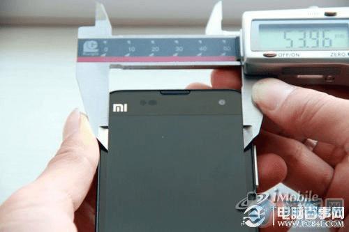 小米手机2窄边宽度