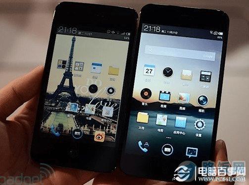 魅族MX与魅族MX2外观对比