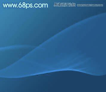 PS设计蓝色动感桌面背景图片教程