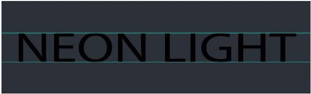 ps绘制逼真的霓虹字体效果的操作教程