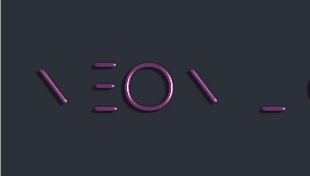 ps绘制逼真的霓虹字体效果的操作教程